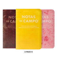 Load image into Gallery viewer, Field Notes - Paletas 3-Packs: Paletas 3-Pack A: Blue - Red - White