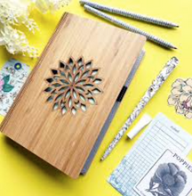 Load image into Gallery viewer, Sustainable Bamboo Journal-Bamboo Wood Laser Cut