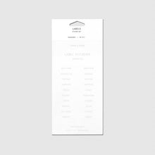 Load image into Gallery viewer, Cloth & Paper - Clear Label Stickers: Black
