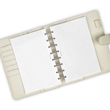 Load image into Gallery viewer, Cloth & Paper - Graph Note Planner Inserts: A5 6-Ring Punch