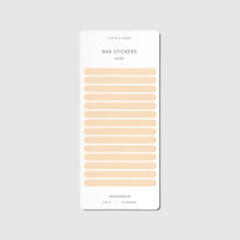 Load image into Gallery viewer, Cloth & Paper - Bar Planner Sticker Set: Vol. 2 | Angora/Ristretto/Cortado/Nori