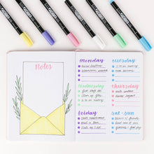 Load image into Gallery viewer, Tombow - Fudenosuke Pastel Brush Pens, 6-Pack