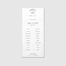 Load image into Gallery viewer, Cloth & Paper - Clear Label Stickers: Black