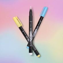 Load image into Gallery viewer, Tombow - Fudenosuke Pastel Brush Pens, 6-Pack