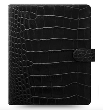 Load image into Gallery viewer, Filofax Classic Croc A5 Ebony