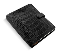 Load image into Gallery viewer, Filofax Classic Croc A5 Ebony