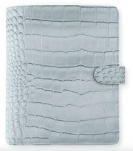 Load image into Gallery viewer, Filofax Classic Croc A5 Silver Mist