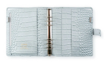 Load image into Gallery viewer, Filofax Classic Croc A5 Silver Mist