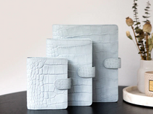 Load image into Gallery viewer, Filofax Classic Croc A5 Silver Mist