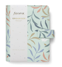 Load image into Gallery viewer, Filofax Botanical Pocket Mint