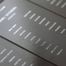 Load image into Gallery viewer, Cloth & Paper - Clear Label Stickers: Black