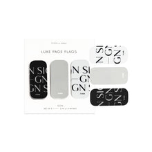 Load image into Gallery viewer, Cloth & Paper - Luxe Page Flag Trio: Schedule
