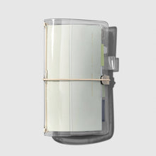 Load image into Gallery viewer, Cloth & Paper - Clear Vinyl Planner | Travel Refillable Notebook Cover: Pocket Plus