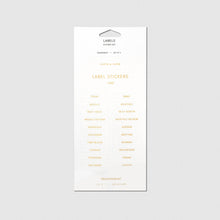 Load image into Gallery viewer, Cloth & Paper - Clear Label Stickers: Black
