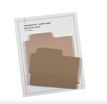 Load image into Gallery viewer, Blank Tab Sticky Note Set-Nude