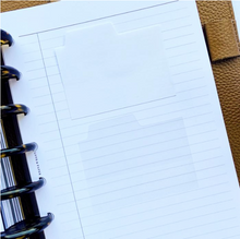 Load image into Gallery viewer, Blank Tab Sticky Note Set-Blanc