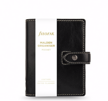 Load image into Gallery viewer, Filofax Malden Pocket Organizer Black-no calendar