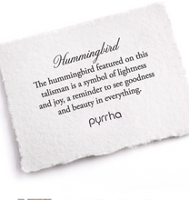 Load image into Gallery viewer, Pyrrha Hummingbird Talisman