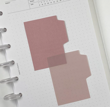 Load image into Gallery viewer, Blank Tab Sticky Note-Rose