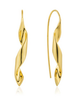 Load image into Gallery viewer, Ania Haie Gold Helix Hook Earrings