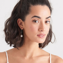 Load image into Gallery viewer, Ania Haie Silver Boreas Hoop Earrings
