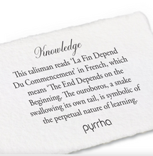 Load image into Gallery viewer, Pyrrha Talisman Knowledge