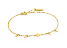 Load image into Gallery viewer, Ania Haie Gold Geometry Drop Discs Bracelet