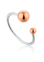 Load image into Gallery viewer, Ania Haie Silver Orbit Adjustable Ring