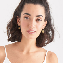 Load image into Gallery viewer, Ania Haie Gold Emblem Hook Earrings