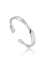 Load image into Gallery viewer, Ania Haie Silver Helix Thin Adjustable Ring