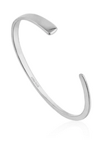 Load image into Gallery viewer, Ania Haie Silver Geometry Flat Cuff