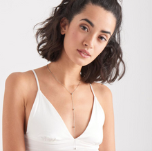 Load image into Gallery viewer, Ania Haie Silver Modern Beaded Y Necklace