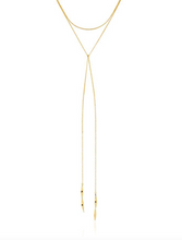Load image into Gallery viewer, Ania Haie Silver Helix Lariat Necklace