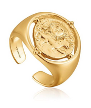 Load image into Gallery viewer, Ania Haie Seljuks Signet Adjustable Ring