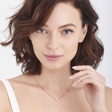 Load image into Gallery viewer, Ania Haie Geometry Gold-Plate Drop Discs Necklace