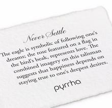 Load image into Gallery viewer, Pyrrha Never Settle Talisman