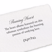 Load image into Gallery viewer, Pyrrha Flaming Heart Talisman