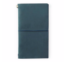 Load image into Gallery viewer, TRAVELER'S NOTEBOOK LEATHER JOURNAL - BLUE