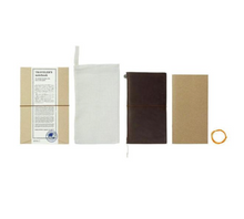 Load image into Gallery viewer, TRAVELER'S NOTEBOOK LEATHER JOURNAL - BROWN