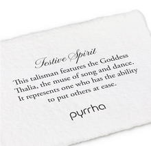 Load image into Gallery viewer, Pyrrha Festive Spirit Talisman