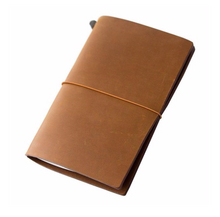 Load image into Gallery viewer, TRAVELER'S NOTEBOOK LEATHER JOURNAL - CAMEL