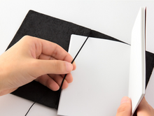 Load image into Gallery viewer, TRAVELER'S NOTEBOOK PASSPORT LEATHER JOURNAL - BLACK