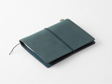 Load image into Gallery viewer, TRAVELER'S NOTEBOOK PASSPORT LEATHER JOURNAL - BLUE