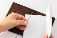 Load image into Gallery viewer, TRAVELER'S NOTEBOOK PASSPORT LEATHER JOURNAL - BROWN