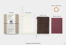 Load image into Gallery viewer, TRAVELER'S NOTEBOOK PASSPORT LEATHER JOURNAL - BROWN