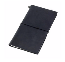 Load image into Gallery viewer, TRAVELER'S NOTEBOOK LEATHER JOURNAL - BLACK