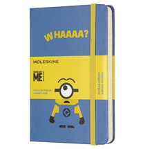 Load image into Gallery viewer, Moleskine Limited Edition Minions, Notebook, Pocket, Ruled, Blue (3.5 x 5.5)