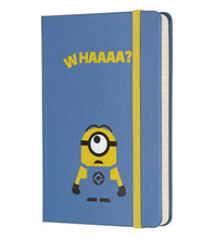 Load image into Gallery viewer, Moleskine Limited Edition Minions, Notebook, Pocket, Ruled, Blue (3.5 x 5.5)