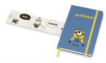 Load image into Gallery viewer, Moleskine Limited Edition Minions, Notebook, Pocket, Ruled, Blue (3.5 x 5.5)