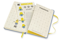 Load image into Gallery viewer, Moleskine Limited Edition Minions, Notebook, Pocket, Ruled, Blue (3.5 x 5.5)